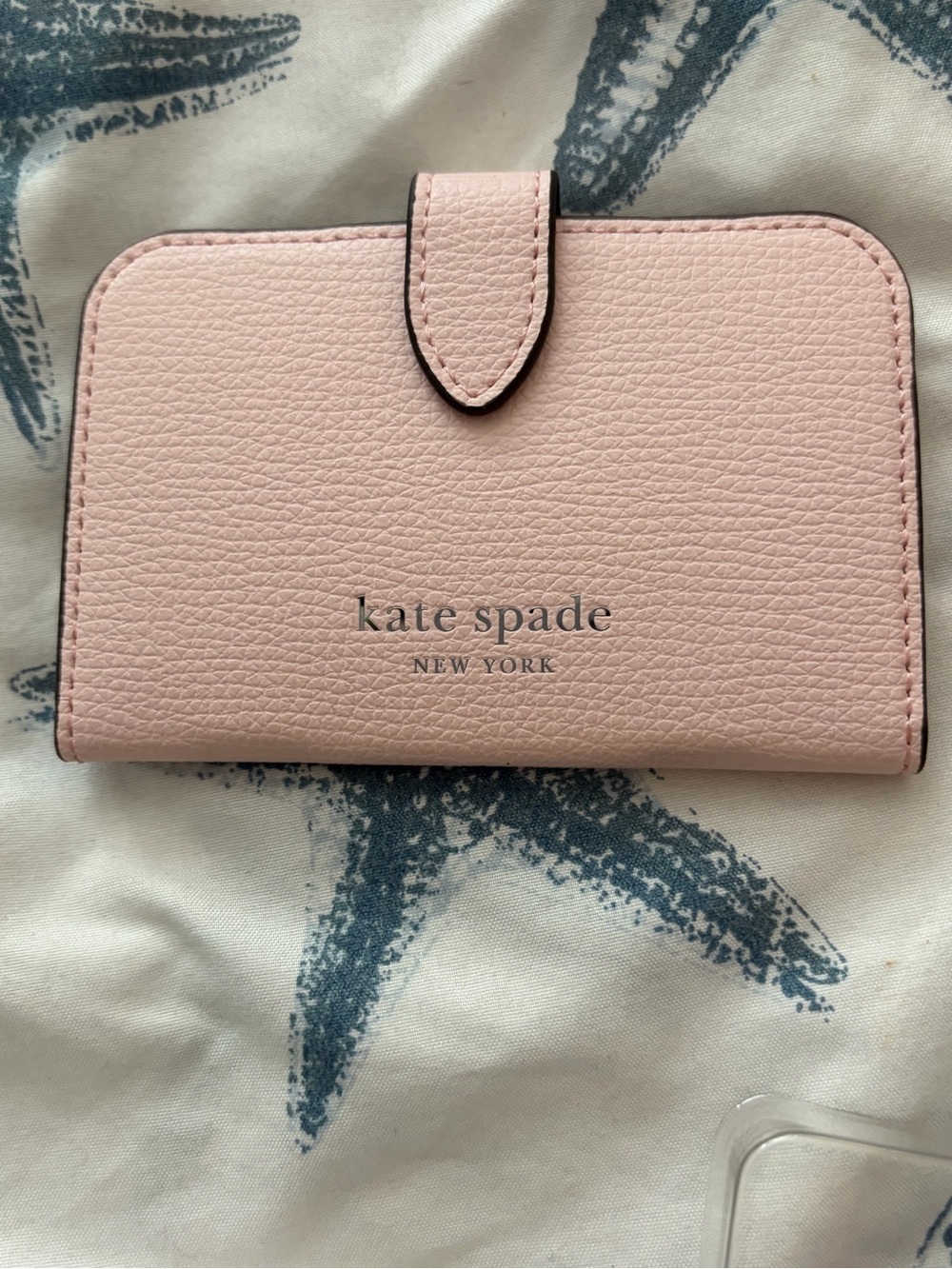 Kate Spade New York Pink MagSafe Magnetic Wallet Card Holder NIB